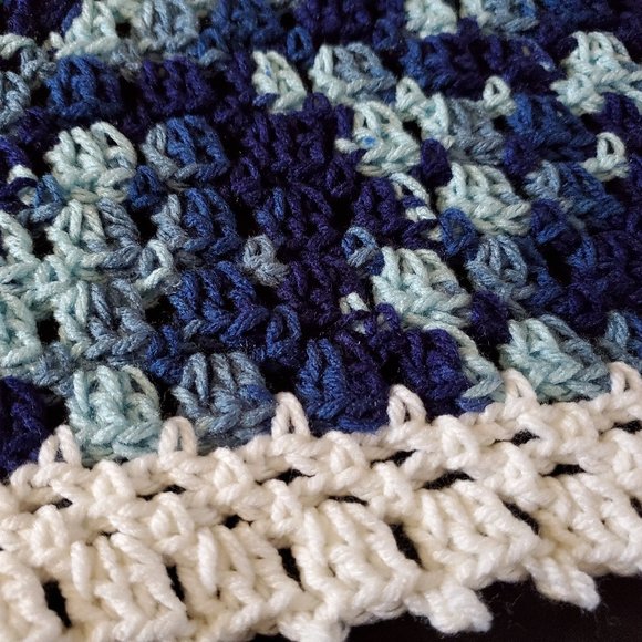 Crochet Shades of Dusk Baby Blanket/New - Picture 2 of 6